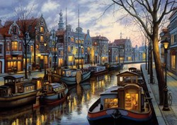 Art Puzzle puzzle The Light of the Canal - 1500 pièces carton