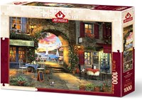Art Puzzle legpuzzel The Seaside Restaurant - 1000 stukjes puzzelplezier-2