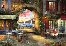 Art Puzzle legpuzzel The Seaside Restaurant - 1000 stukjes puzzelplezier