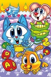 Art Puzzle houten puzzel - kleurrijke legpuzzel voor kinderen - 16 stukjes