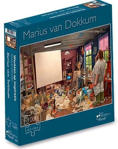Art Revisited Wachten op Inspiratie - Marius van Dokkum (1000)