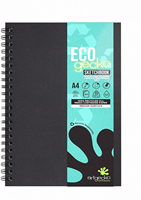 Artgecko schetsboek Eco spiraal A4 150gr 40 vel wit duurzaam papier