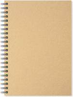 Artgecko schetsboek A3 spiraal kraft wit 150g 40 vellen FSC papier