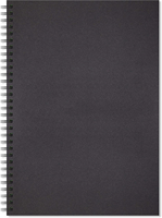 Artgecko schetsboek A4 zwart spiraal 200gr 40 vel tekenpapier