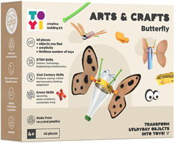 Toyi Arts and Crafts Butterfly Building Kit