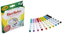Crayola -  Marqueurs textile - 10 pcs