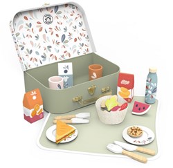 Speedy Monkey picknickmand houten speelgoed 30x20x10,5cm FSC 3 jaar+