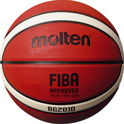 Molten ballon de basket Deep Channel taille 6 - blanc orange - caoutchouc