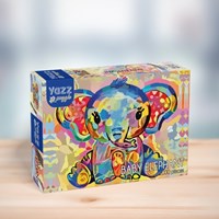 Yazz puzzle Baby Elephant - puzzle 1000 pièces-2