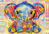 Yazz puzzle Baby Elephant - puzzle 1000 pièces