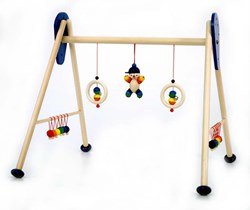 Hess babygym jouet en bois Joe jouet coloré pour bébé
