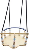 Hess babyschommel deluxe houten schommel pastel kleuren baby