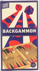Backgammon houten bordspel klassiek strategiespel voor 2 spelers