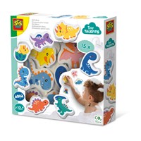 Ses badspeelgoed dino's - foam dinosaurus figuren - creatief badplezier