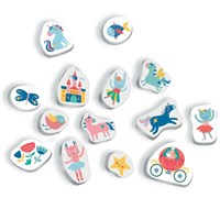 Ses jouet de bain personnages de conte de fées - mousse - sûr pour les enfants-2