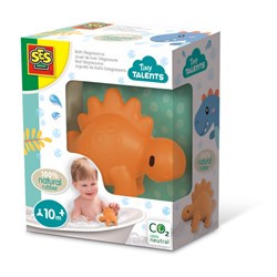 Ses badspeelgoed Stegosaurus - natuurlijk rubber - veilig baby dino
