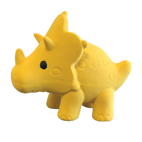 Ses badspeelgoed Triceratops - natuurlijk rubber - veilig baby dino-2