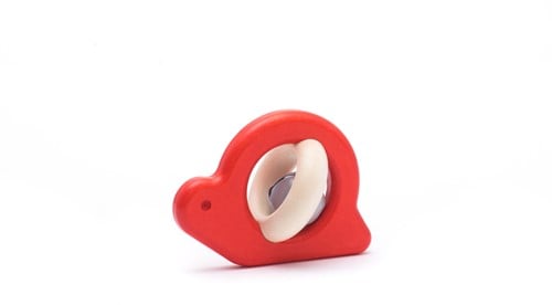 Bajo Houten Rammelaar Slak - Rood