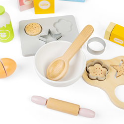 BigJigs houten speelgoed bakset koekjes - educatief keukenspeelgoed