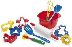 Dantoy set de pâtisserie jouet 12 pièces - jouet de cuisine éducatif multicolore