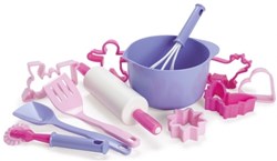 Dantoy set pâtisserie jouet pastel 12 pièces durable écologique