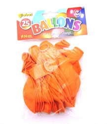 Globos ballonnen oranje 25 stuks feestdecoratie