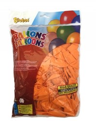Globos ballonnen oranje - 100 stuks latex feestdecoratie