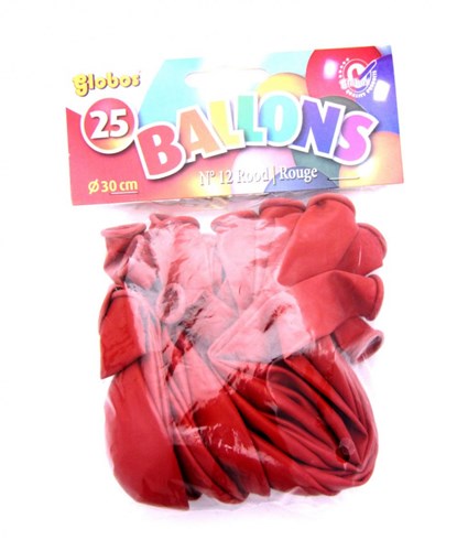 Globos ballons jouet sac 25 pièces rouge multicolore