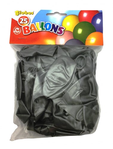 Globos ballons jouet argent métallisé 25 pièces décoration fête-2
