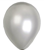Globos ballons jouet argent métallisé 25 pièces décoration fête