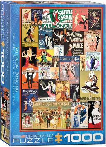 Eurographics puzzel Ballroom Dancing - 1000 stukjes-2