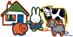 Bambolino Toys Nijntje educatief rijgkaarten speelgoed 2+ jaar