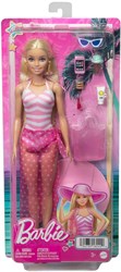 Mattel Barbie strandpop deluxe - Malibu met accessoires - Barbiepop