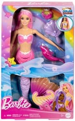 Mattel Barbie Zeemeermin pop - Kleurveranderend haar - Barbie fantasie speelgoed