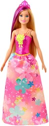 Poupée Barbie Dreamtopia princesse cheveux blonds avec diadème et robe fleurie