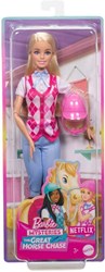 Mattel Barbie pop Malibu - modepop met paardrij outfit en helm