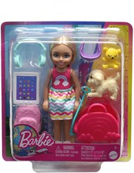Mattel Barbie Chelsea pop reisset met puppy en accessoires - minipop