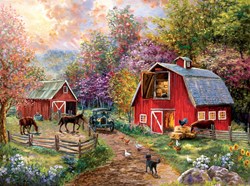 SunsOut puzzel boerderijbezoek - 1000 stukjes legpuzzel