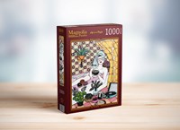 Magnolia puzzel bad en ontbijtgranen - 1000 stukjes puzzelspel-2