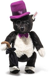 Steiff teddybeer pinguïn 27 cm mohair knuffel kleurrijk