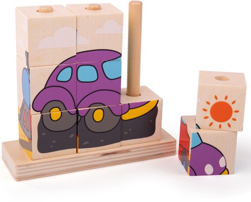 Bigjigs Stapelblokken Transport
