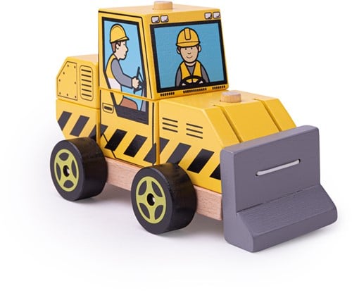 Bigjigs Stapel Bulldozer