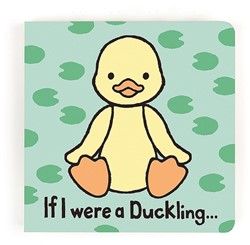 Jellycat babyboek Duckling kartonboekje interactief en kleurrijk
