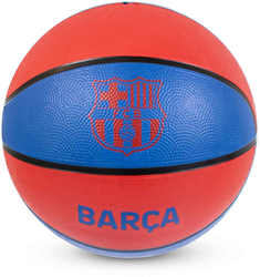 Team Merchandise ballon de basket FC Barcelona taille 7 bleu caoutchouc