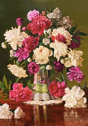 Castorland puzzel bloemen - Beautiful Peonies - 500 stukjes