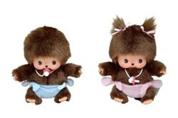 Monchhichi pluche pop Bebichhichi Classic meisje 16cm knuffel
