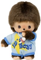 Monchhichi knuffel Bebichhichi romper jongen 16cm pop-3
