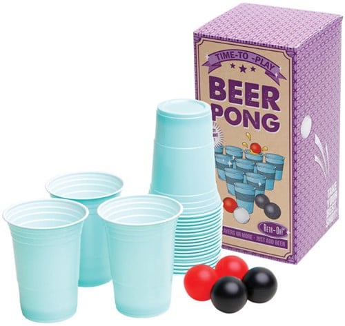 Retr-Oh drankspel Beerpong - Bier pong set