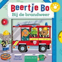 Clavis livre à glissière pompiers Beertje Bo - Livre cartonné interactif