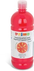 Primo Beginner's kant-en-klare plakkaatverf, 1000 ml flacon met stroomregelkap vermiljoen